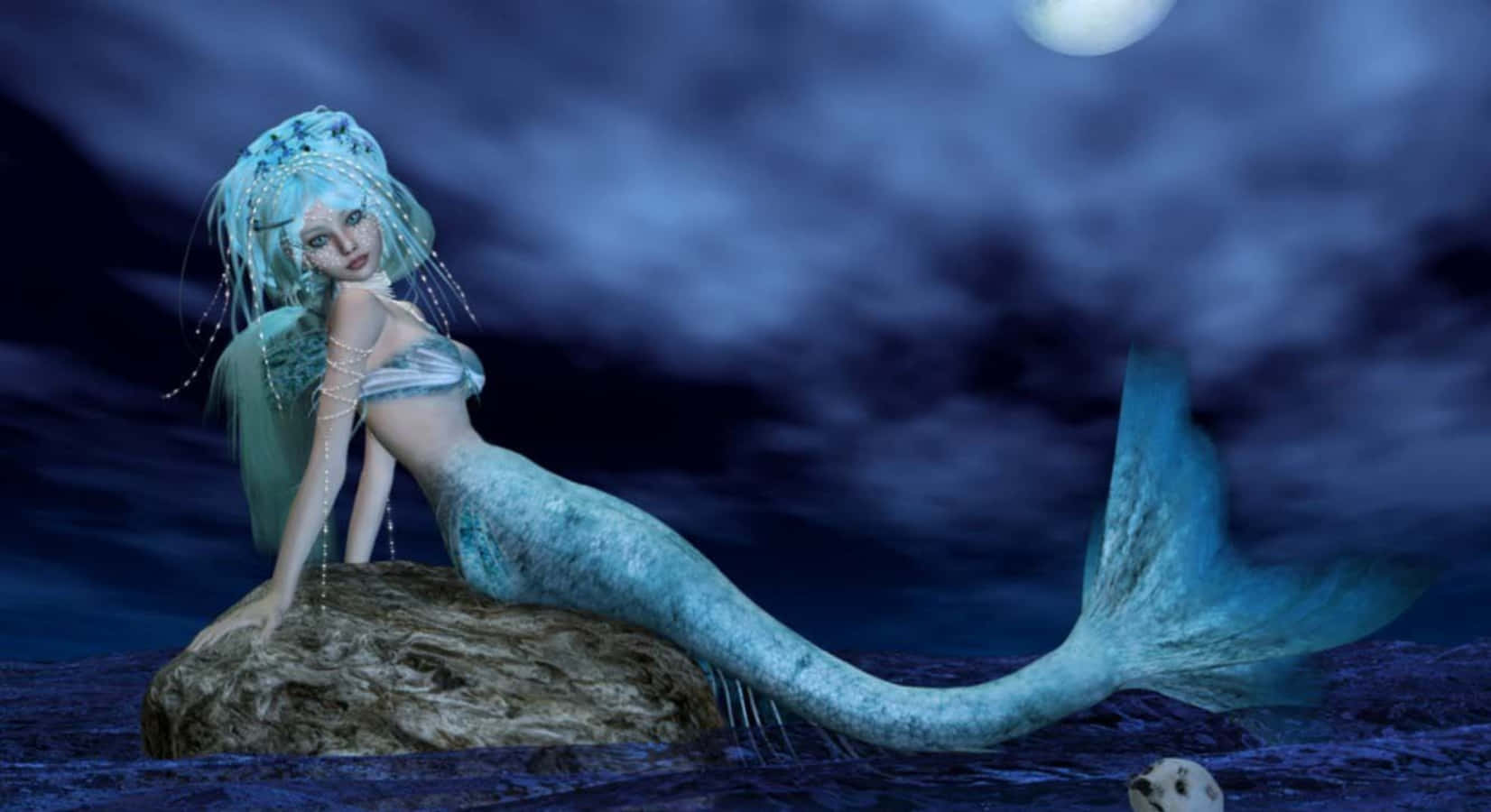 Beautiful Barbie Mermaid Background