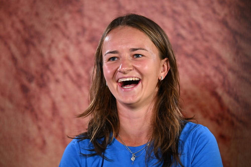 Beautiful Barbora Krejcikova Laughing