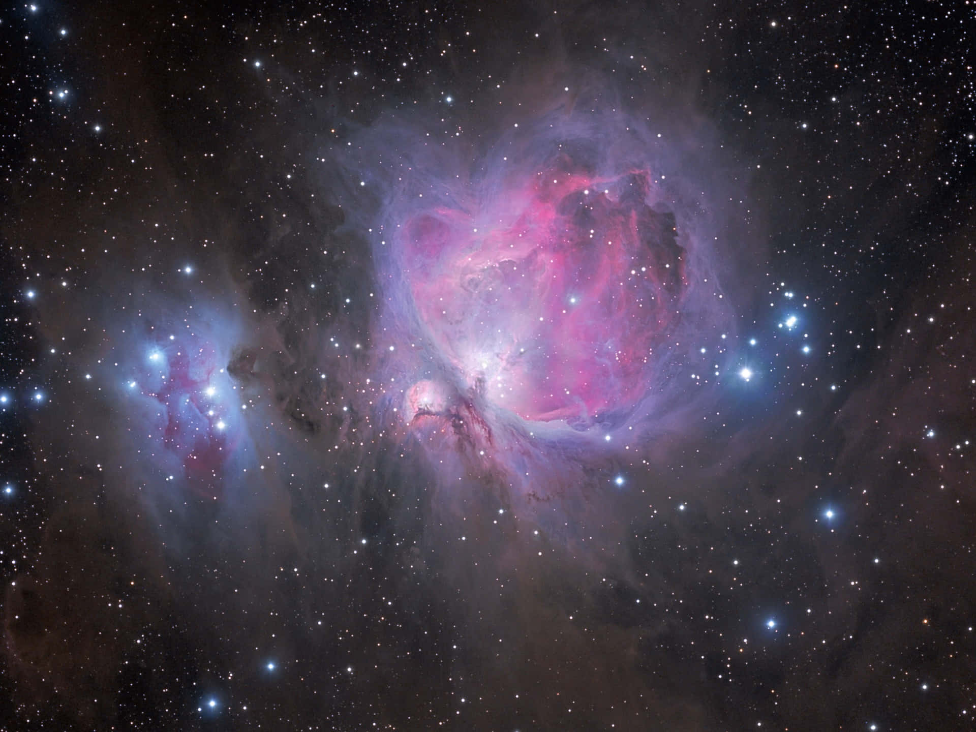 Beautiful Black And Purple Galaxy Background