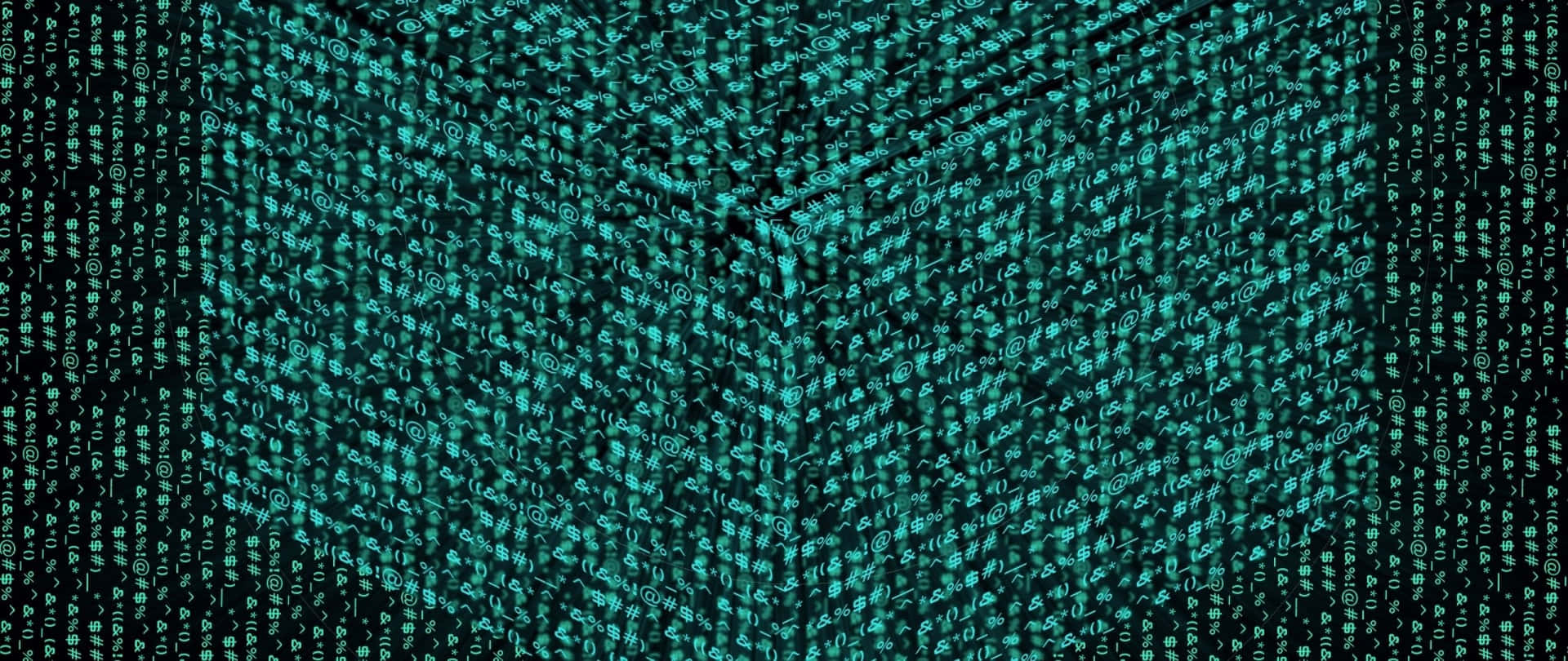 Beautiful Black And Teal Pattern Wallpaper