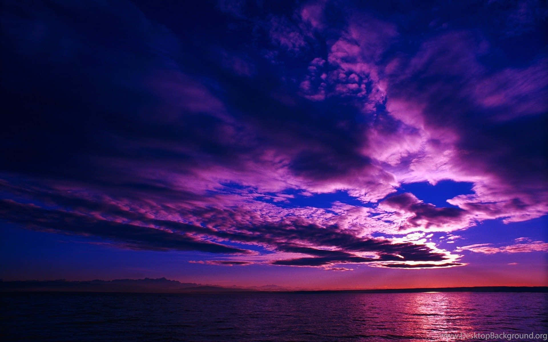 Beautiful Blue And Purple Desktop Background Background