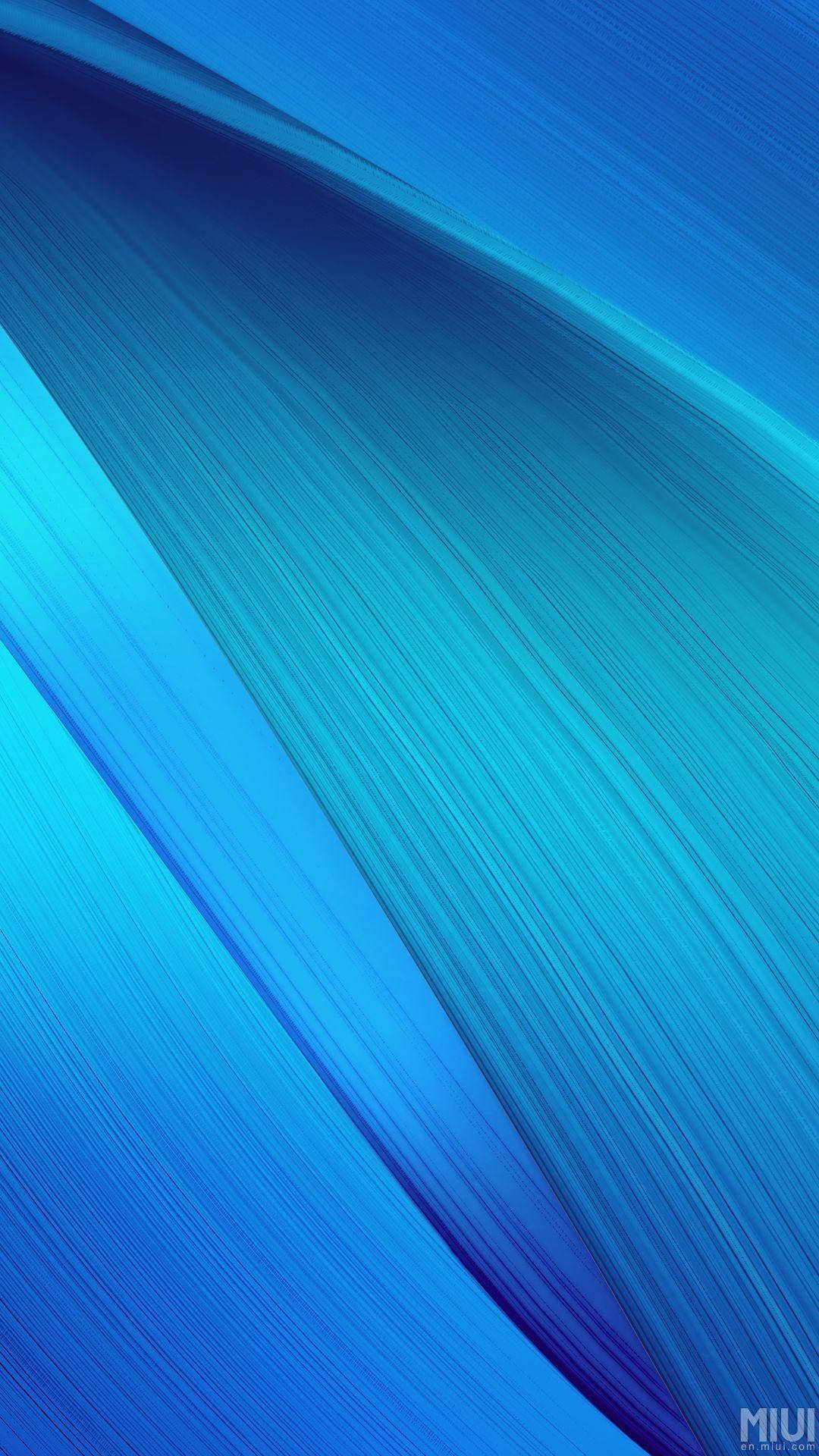 Beautiful Blue Streaks For Miui