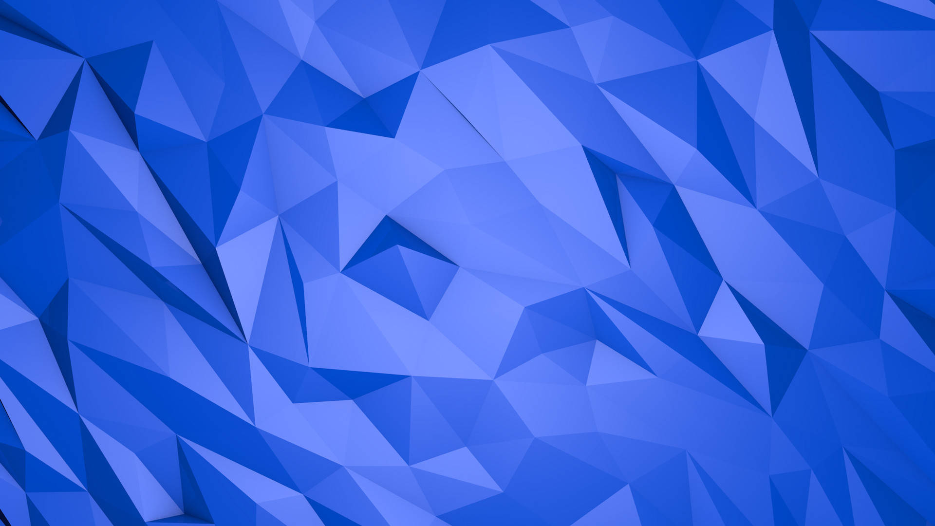 Beautiful Blue Triangles Abstract Art Background