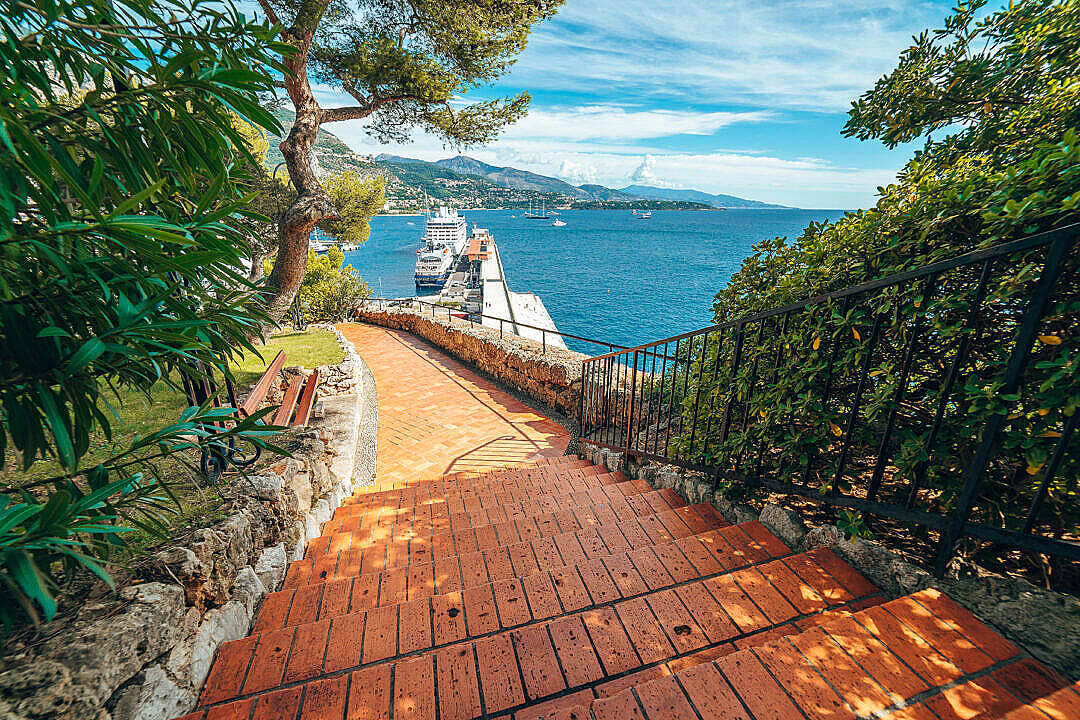 Beautiful Blue Waters In Monaco