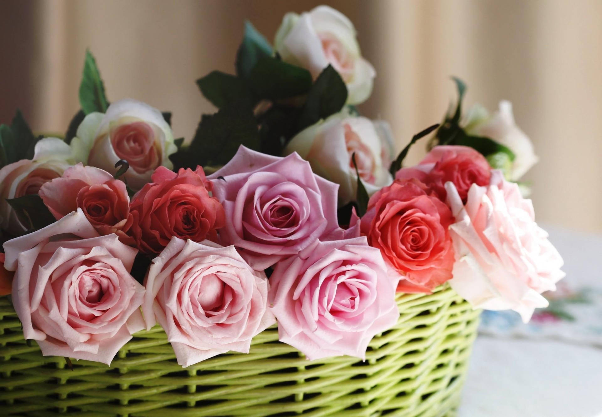 Beautiful Bouquet Of Sharp Roses