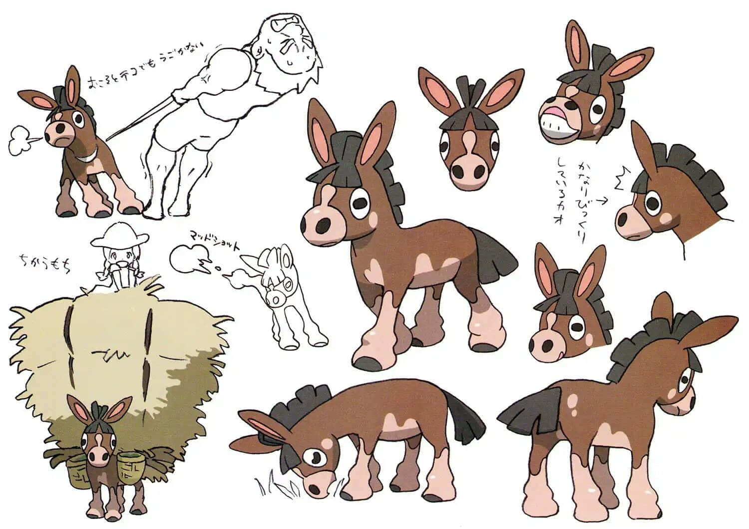 Beautiful Brown And White Mudbray Drawing Background
