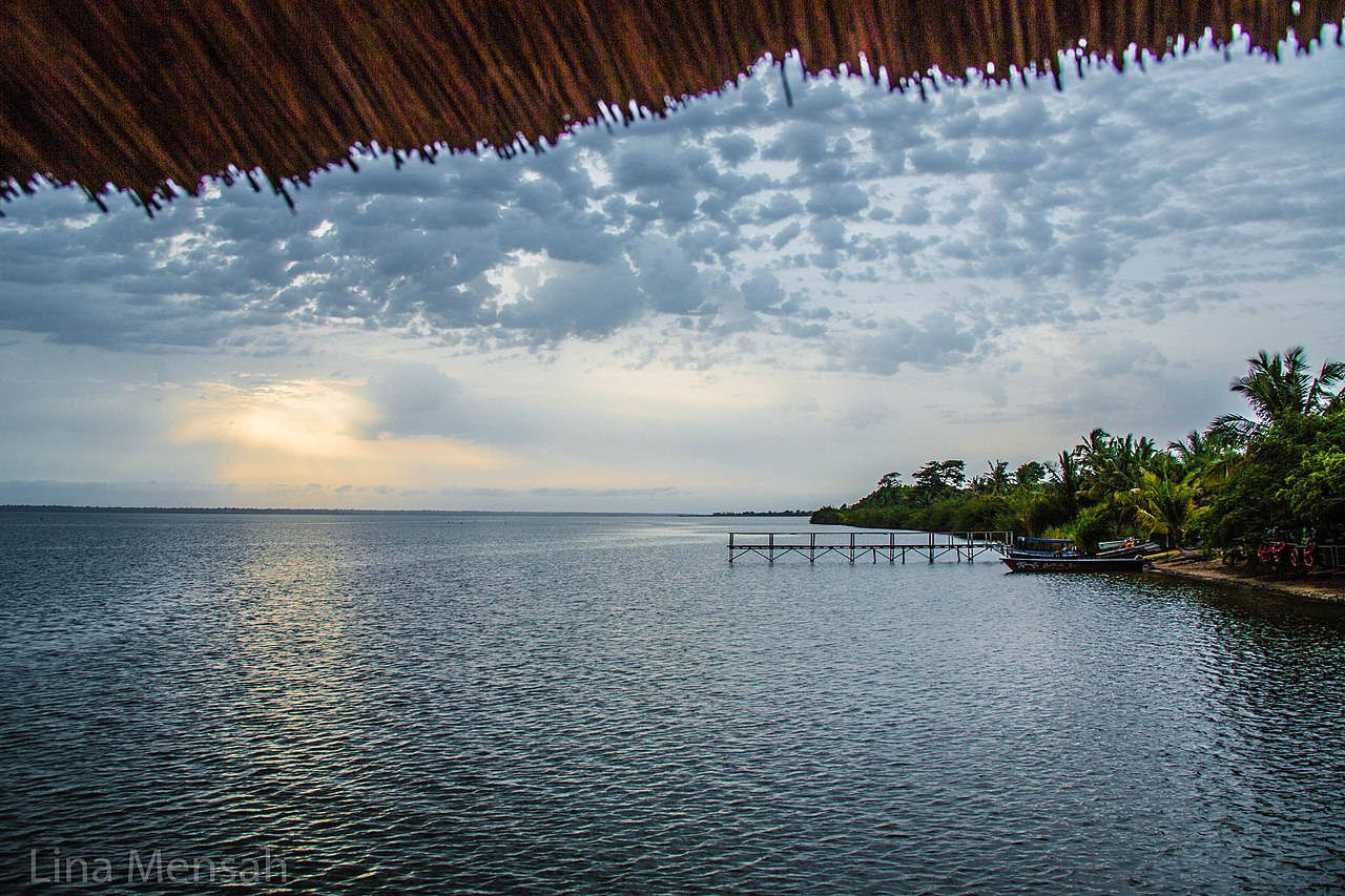 Beautiful Calm Lake Togo Background