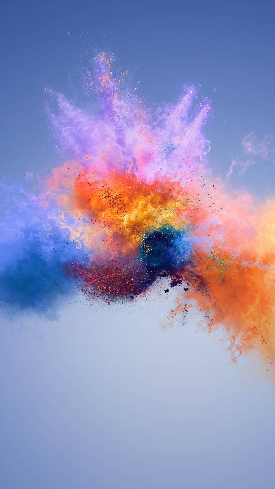 Beautiful Colored Powder Explosion Iphone Background
