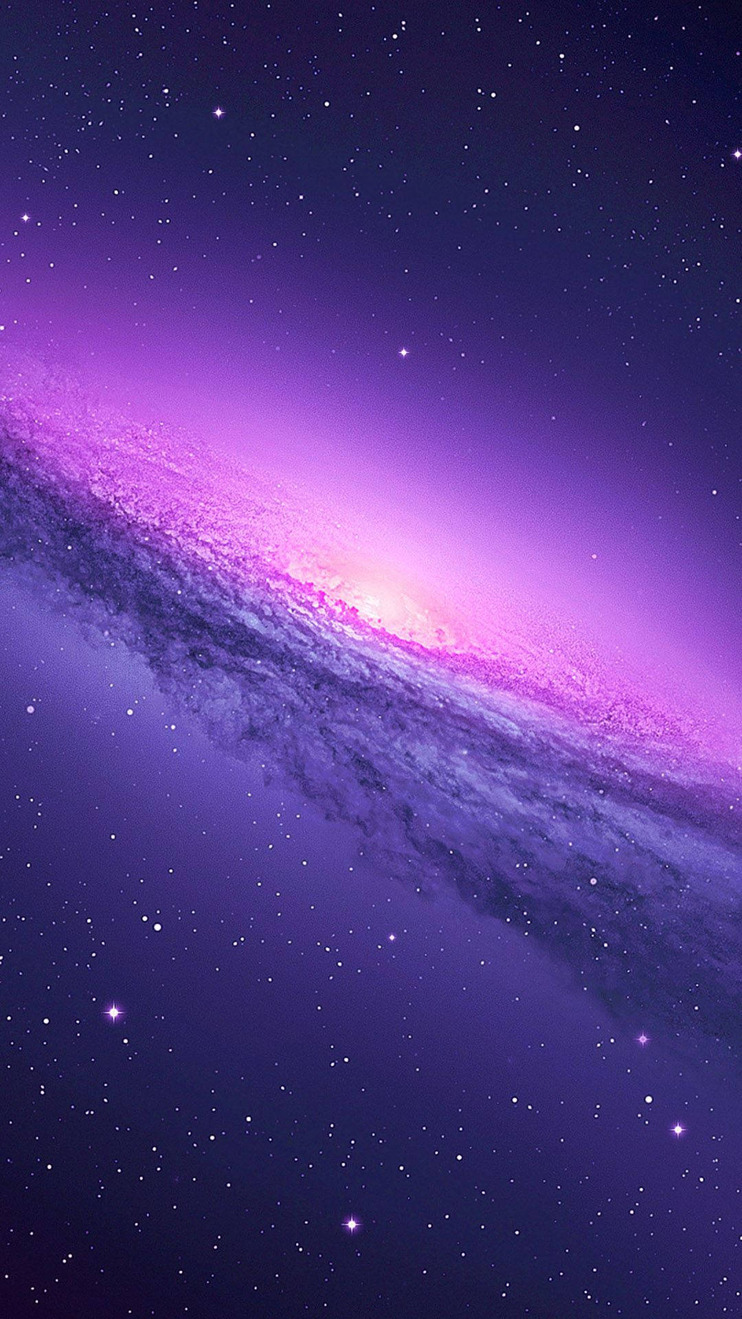 Beautiful Cool Purple Galaxy Background