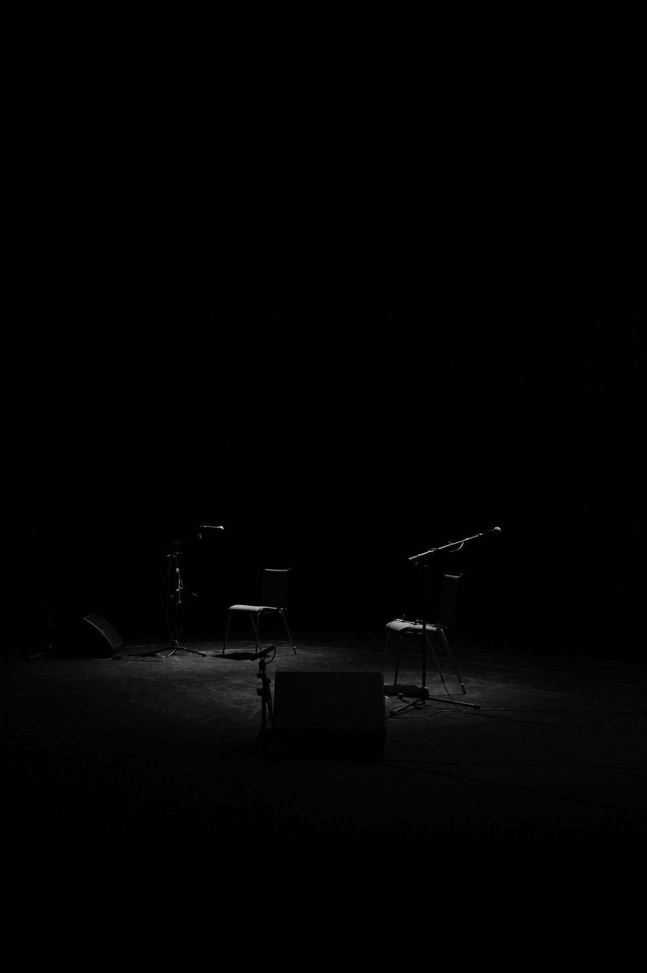 Beautiful Dark Dim Stage Background