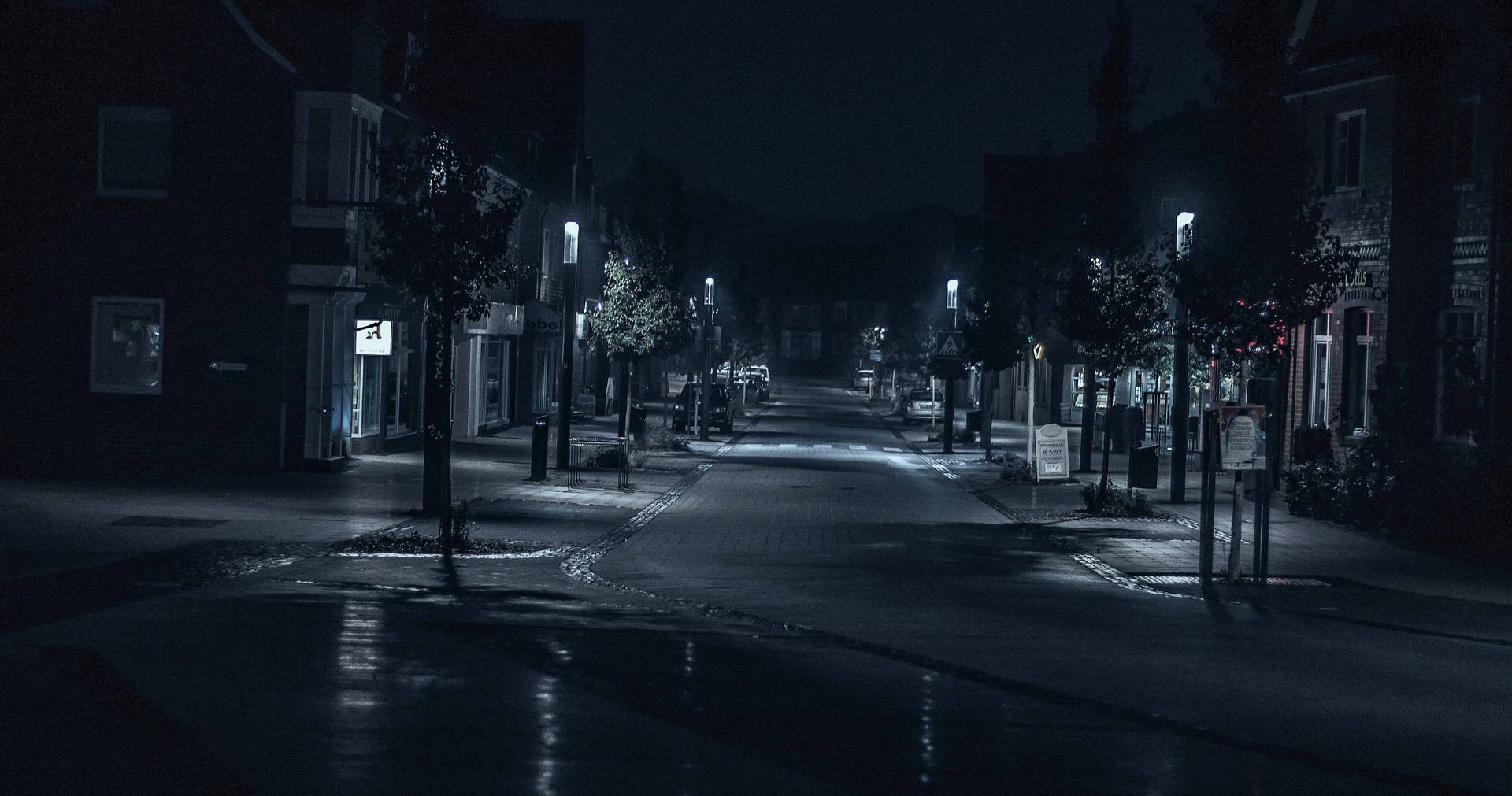 Beautiful Dark Night Streets