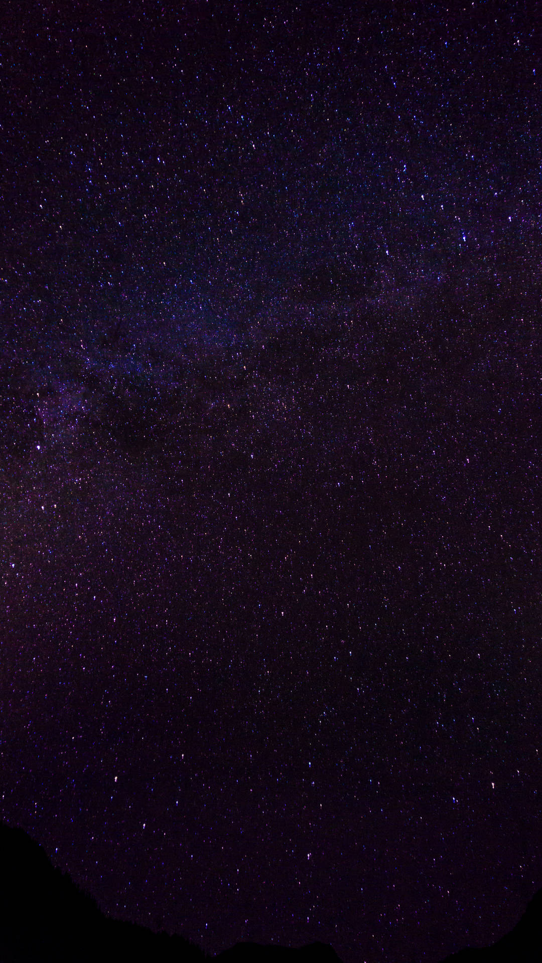 Beautiful Dark Purple Galaxy In Space Background