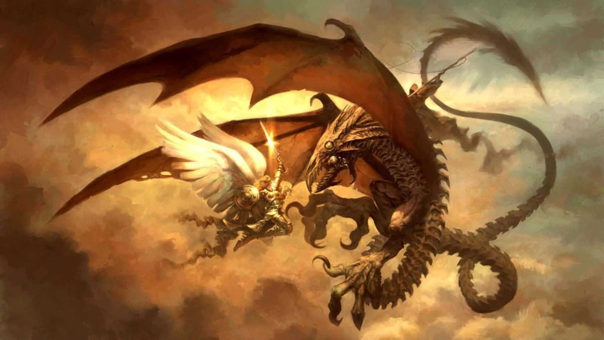 Beautiful Dragon Fighting