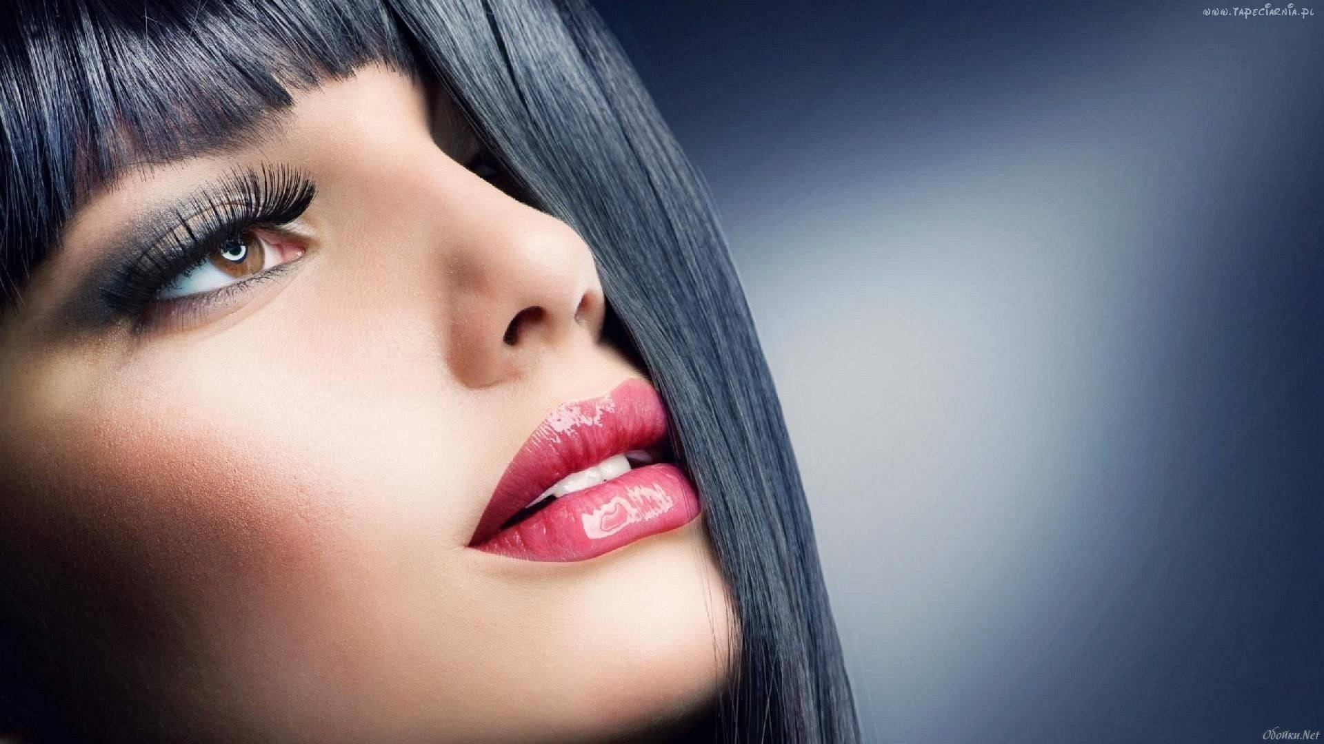 Beautiful Face Salon Hair Beauty Background