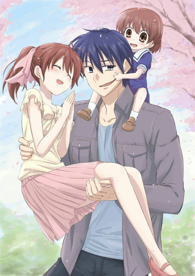 Beautiful Family Of Clannad Background