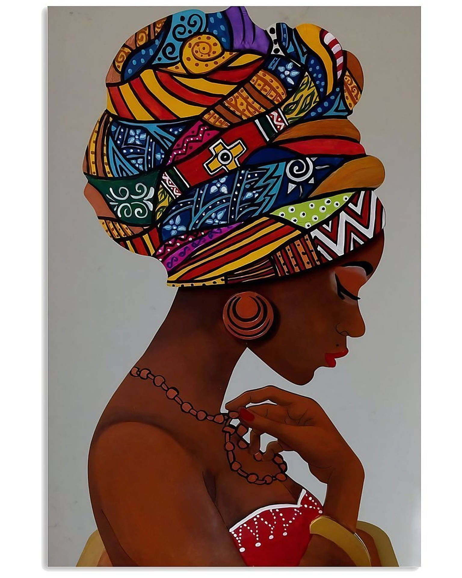 Beautiful Female African Art