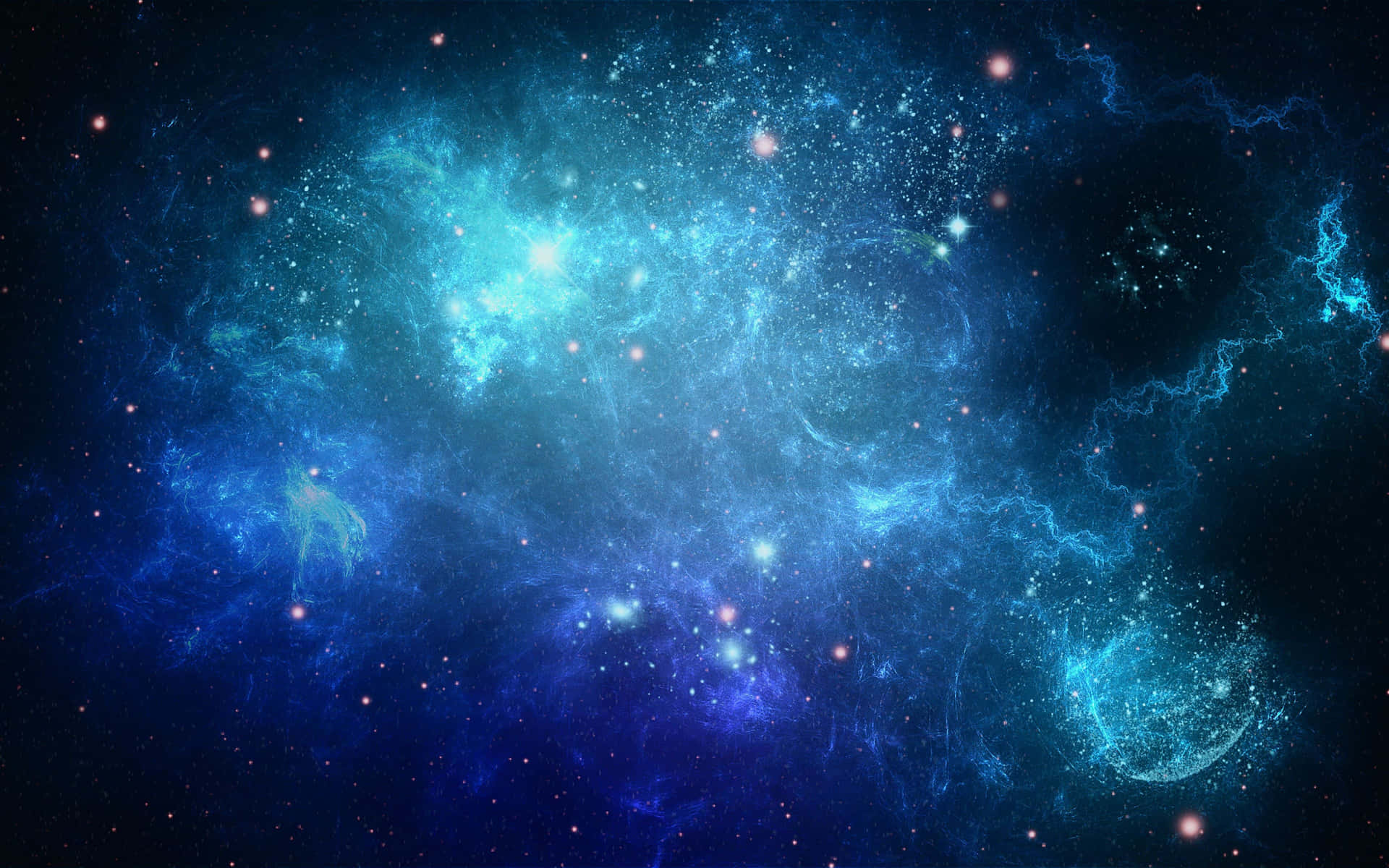 Beautiful Galaxy Full Of Stars Background