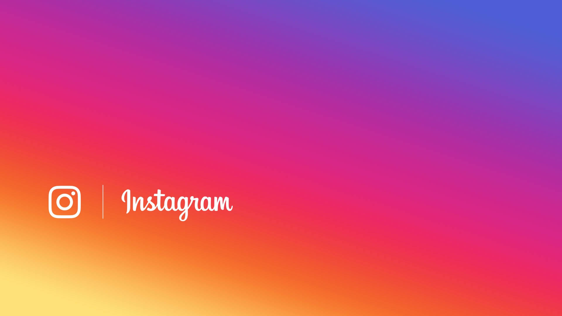 Beautiful Gradient Instagram Logo Background