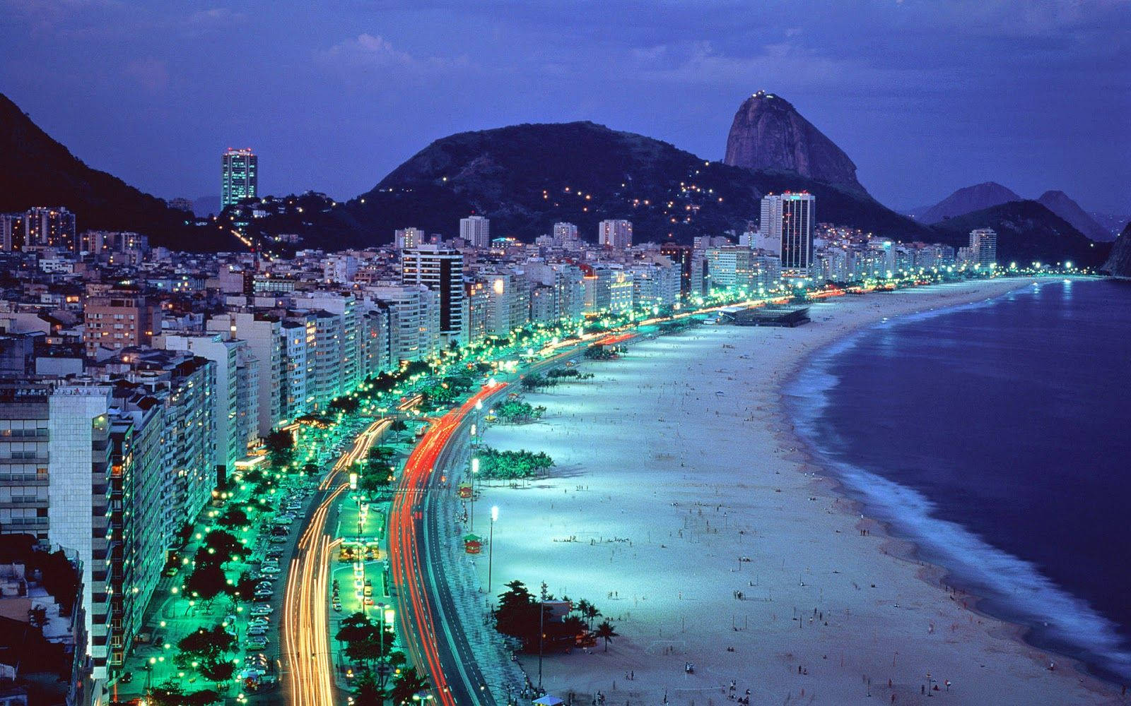 Beautiful Hd Copacabana Beach Background
