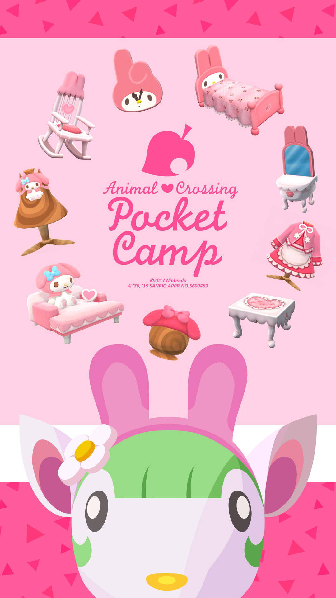 Beautiful Hd Pink Animal Crossing Background