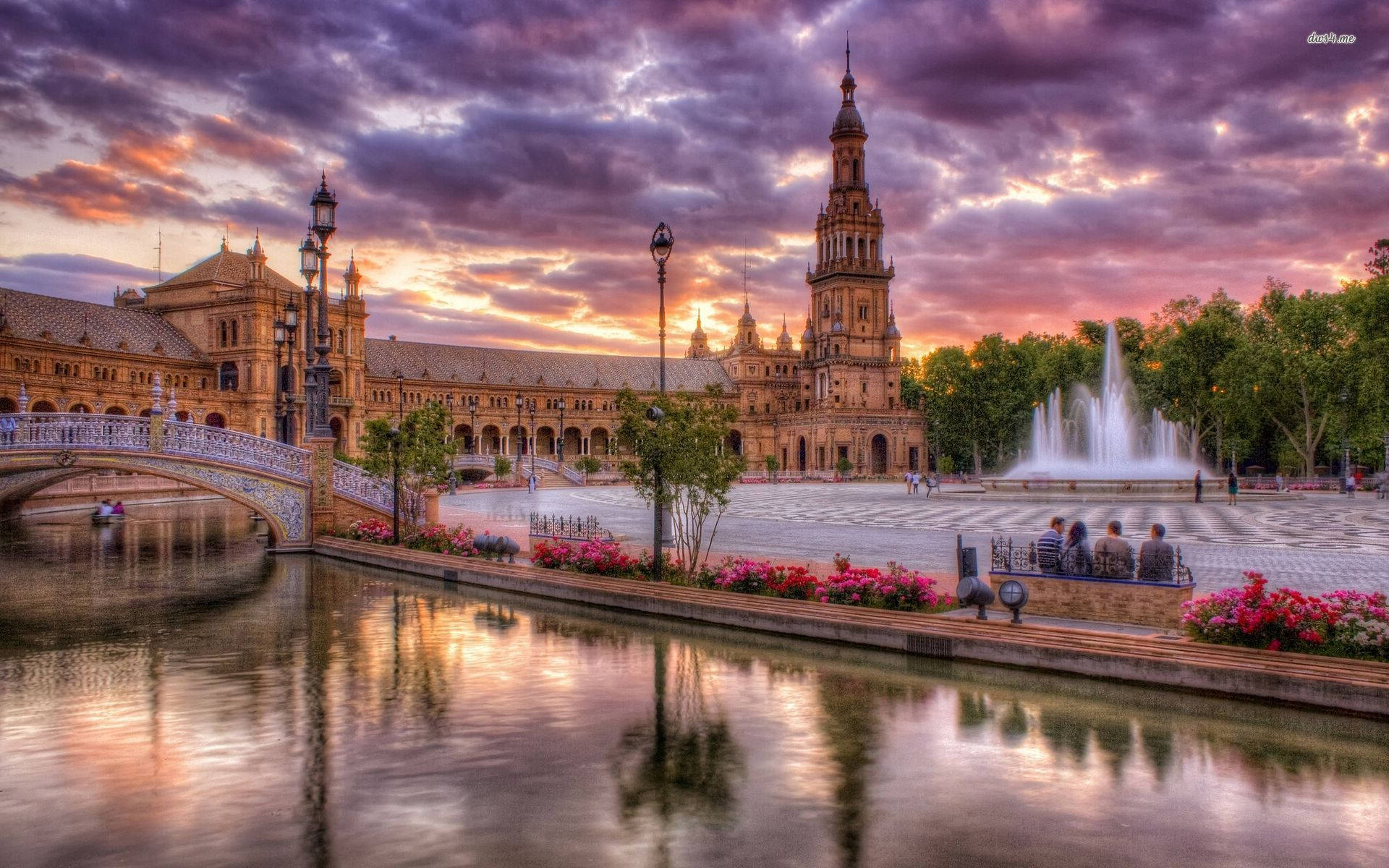 Beautiful Hd Plaza De España Background