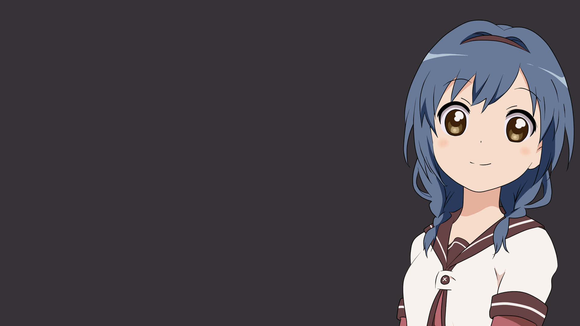 Beautiful Himawari Furutani Simple Anime Background