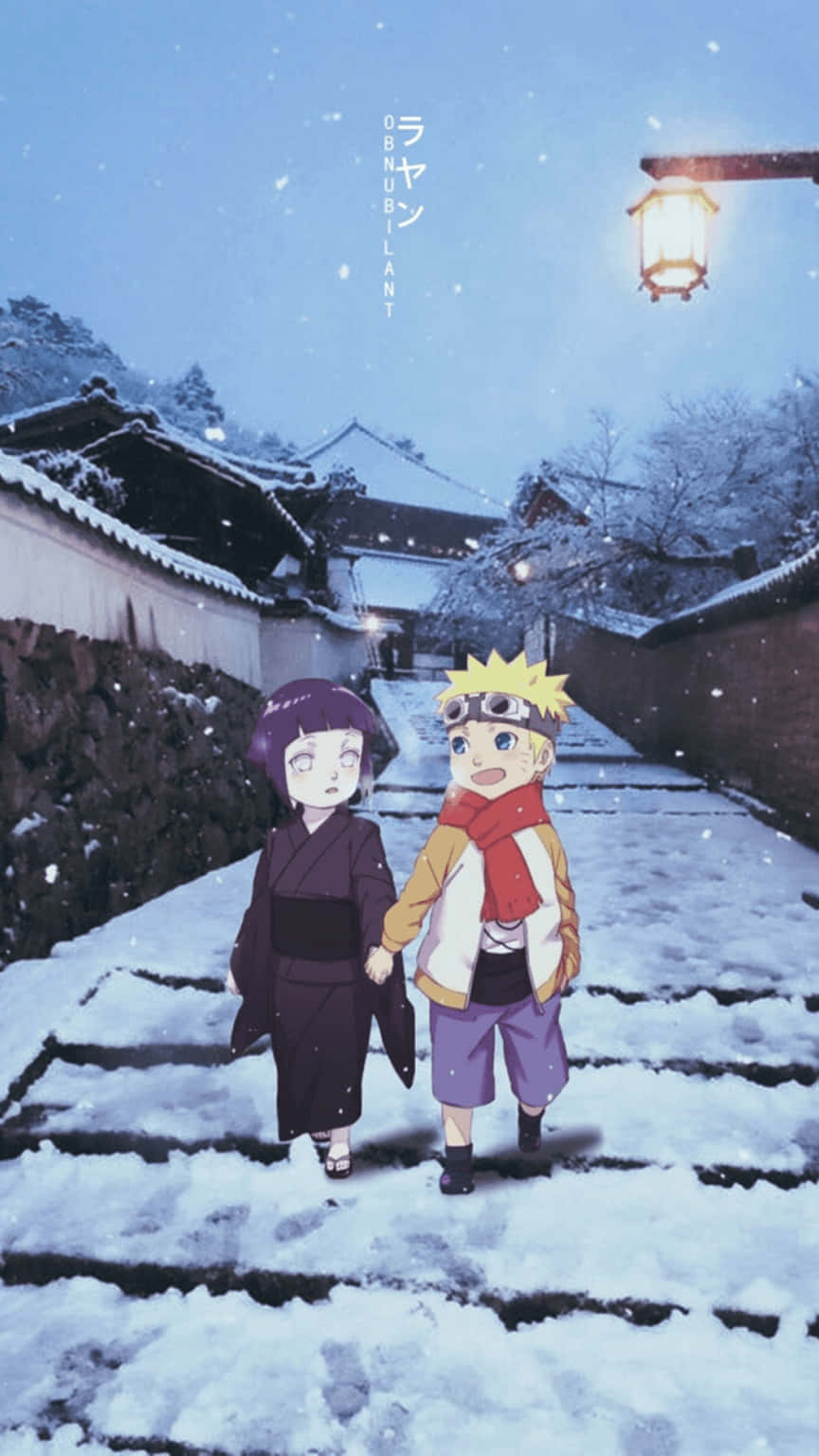 Beautiful Hinata And Naruto Aesthetic Phone Background