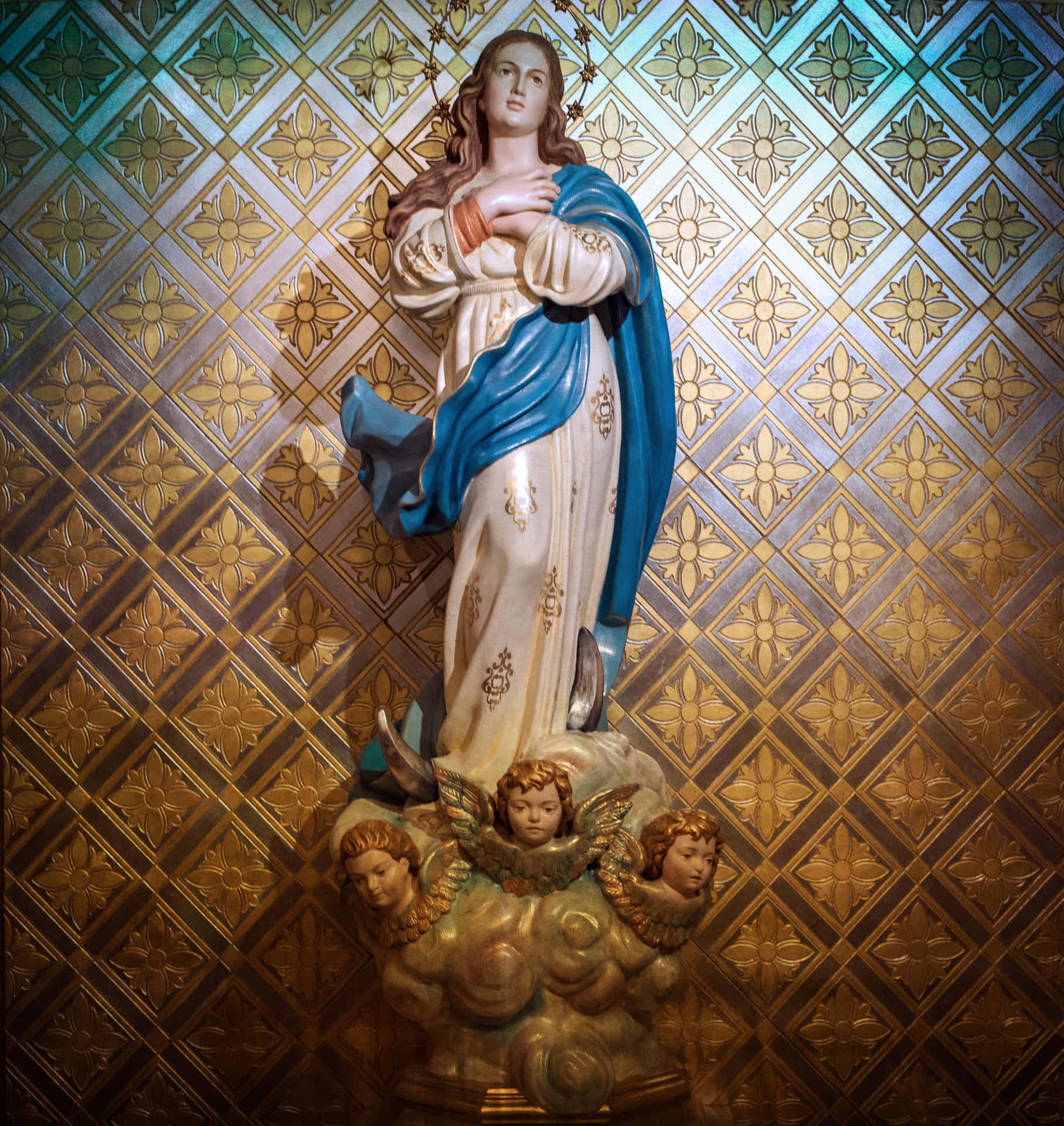 Beautiful Immaculate Conception Statue