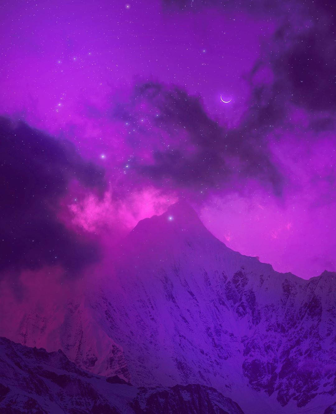 Beautiful Indigo Aesthetic Sky Background