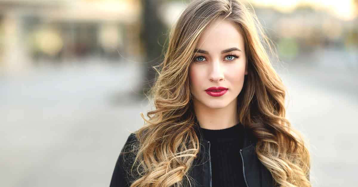 Beautiful Intimidating Woman Background