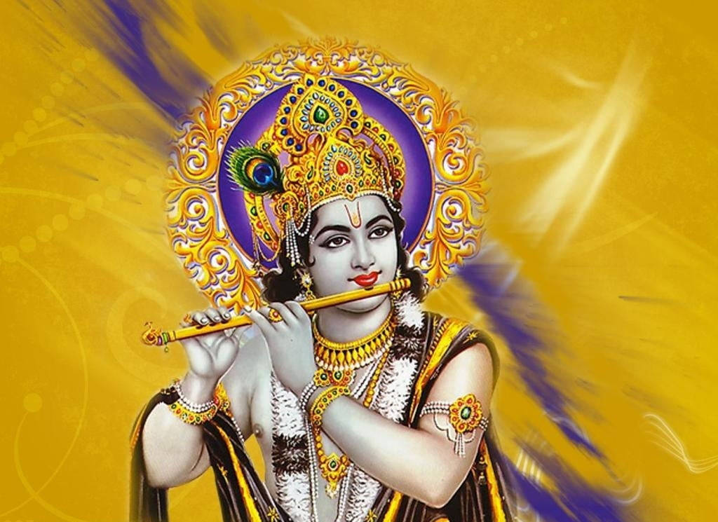 Beautiful Krishna Creator God