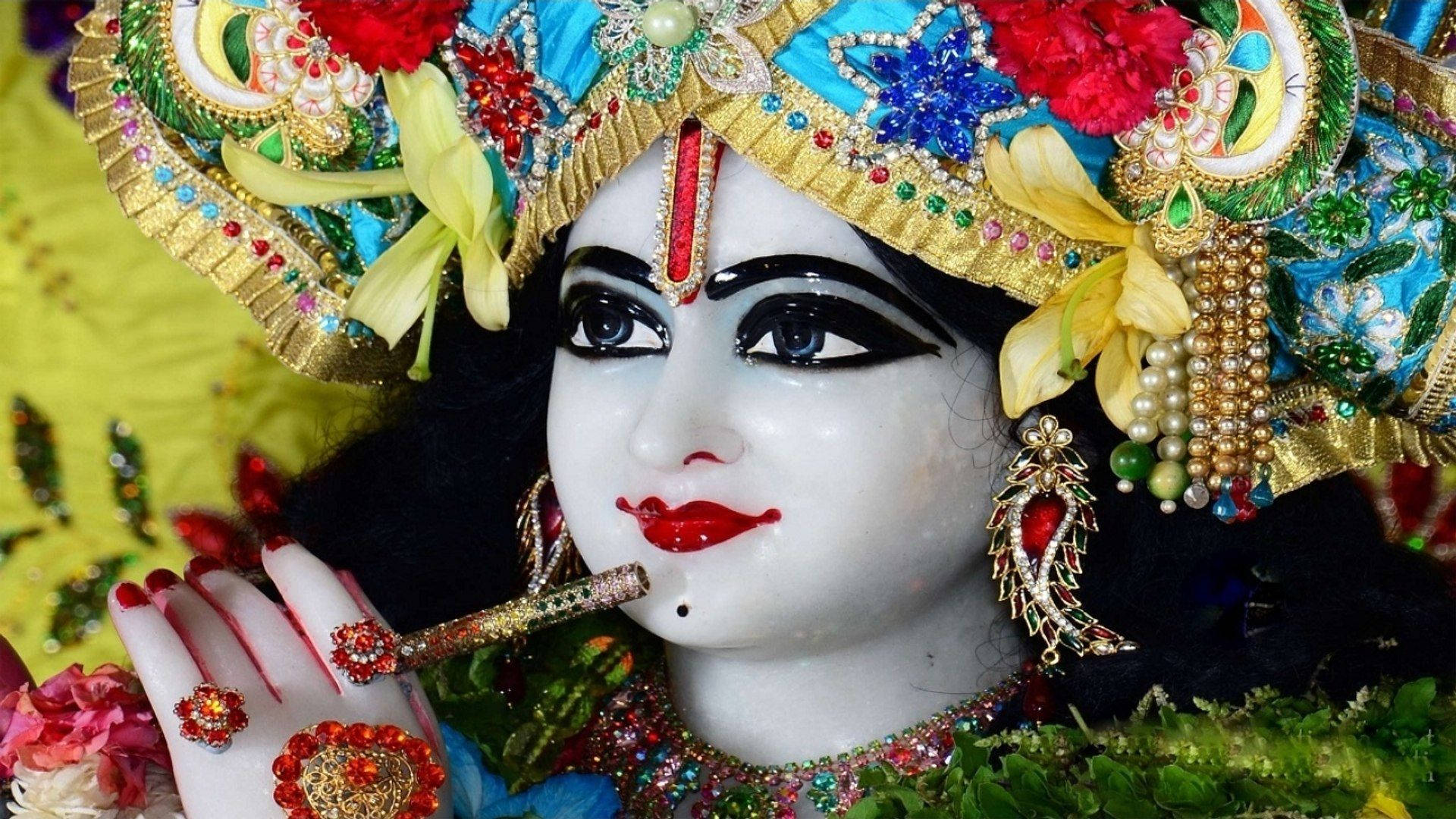Beautiful Krishna In Banke Bihari Temple