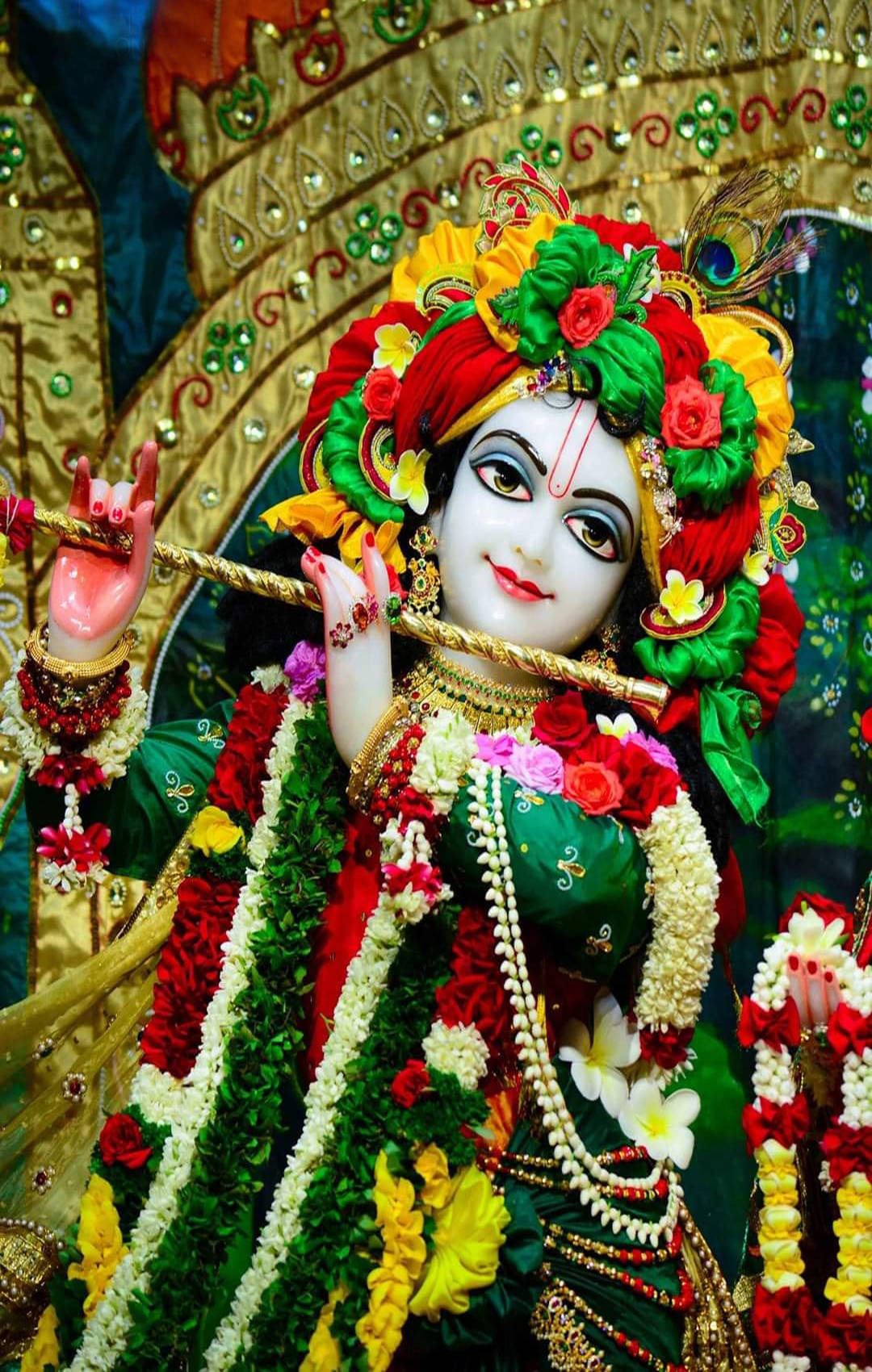 Beautiful Krishna Spiritual God Background