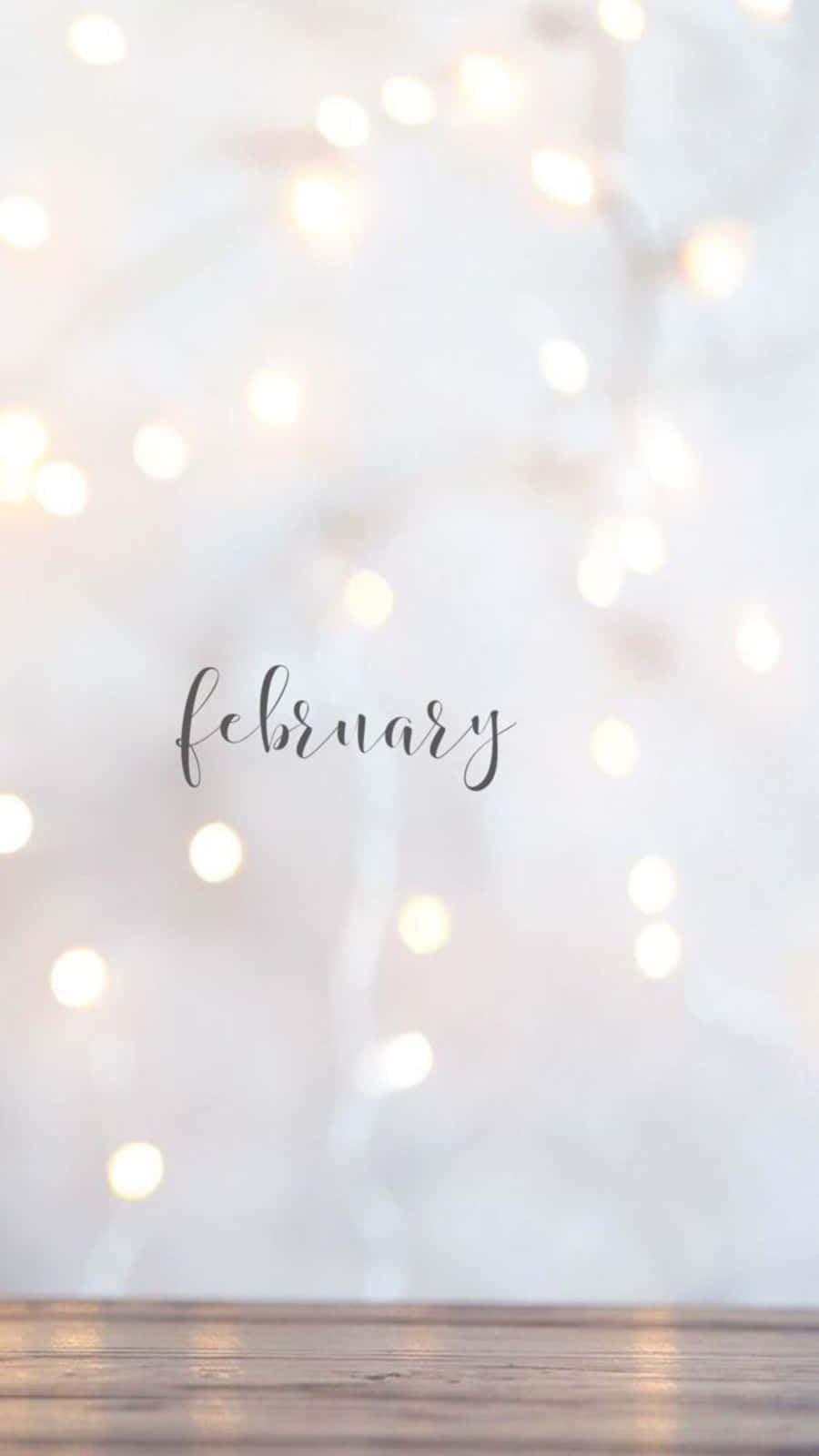 Beautiful Landscape Of The Winter Month - February Background