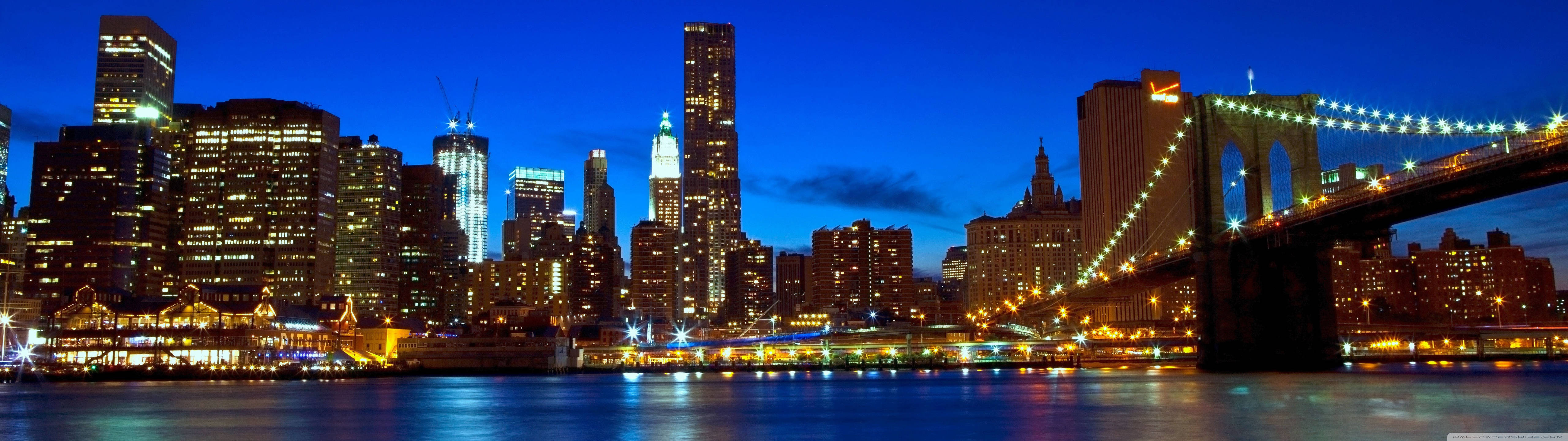 Beautiful Manhattan Cityscape Background