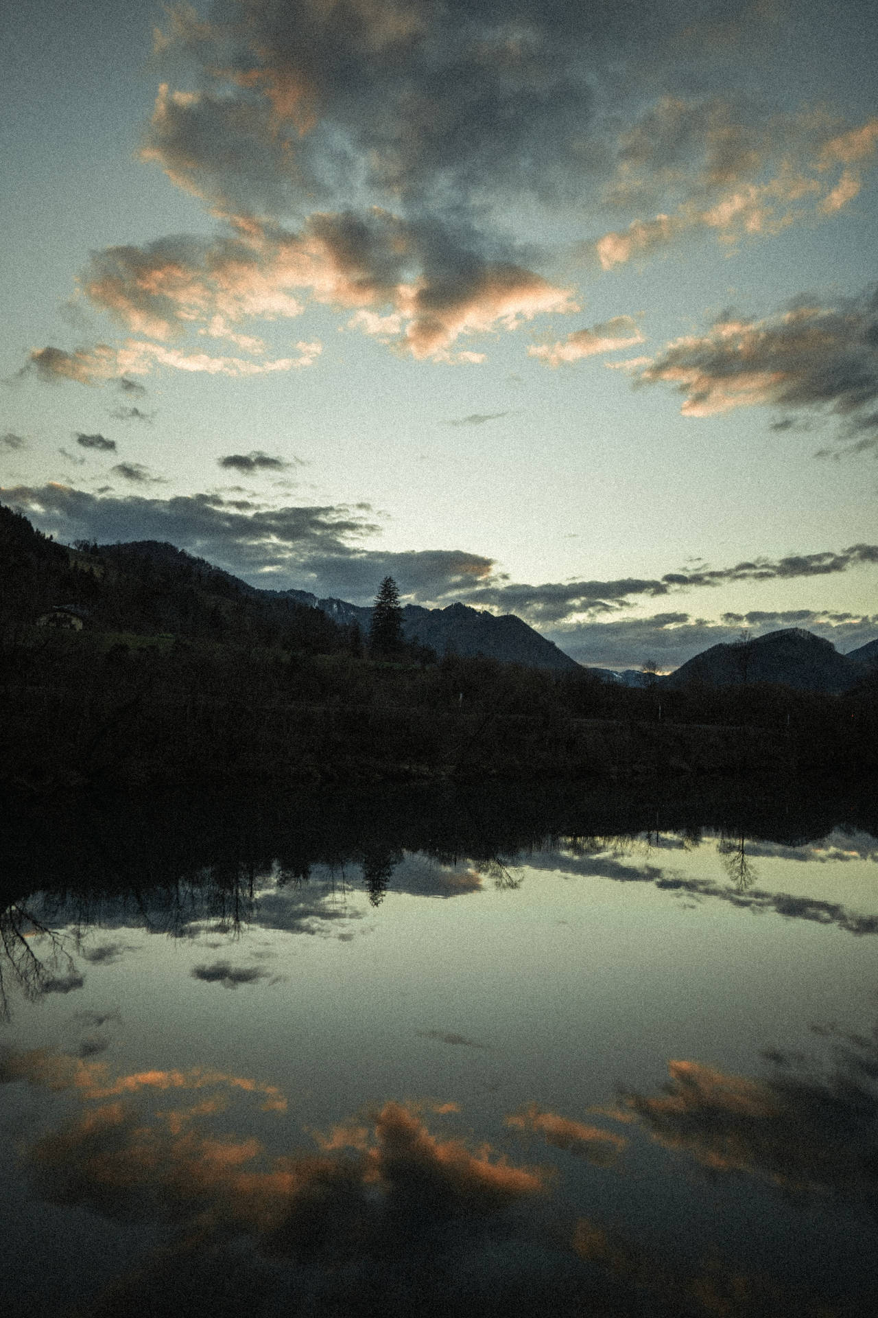 Beautiful Melancholy Nature Cloudy Sky Background