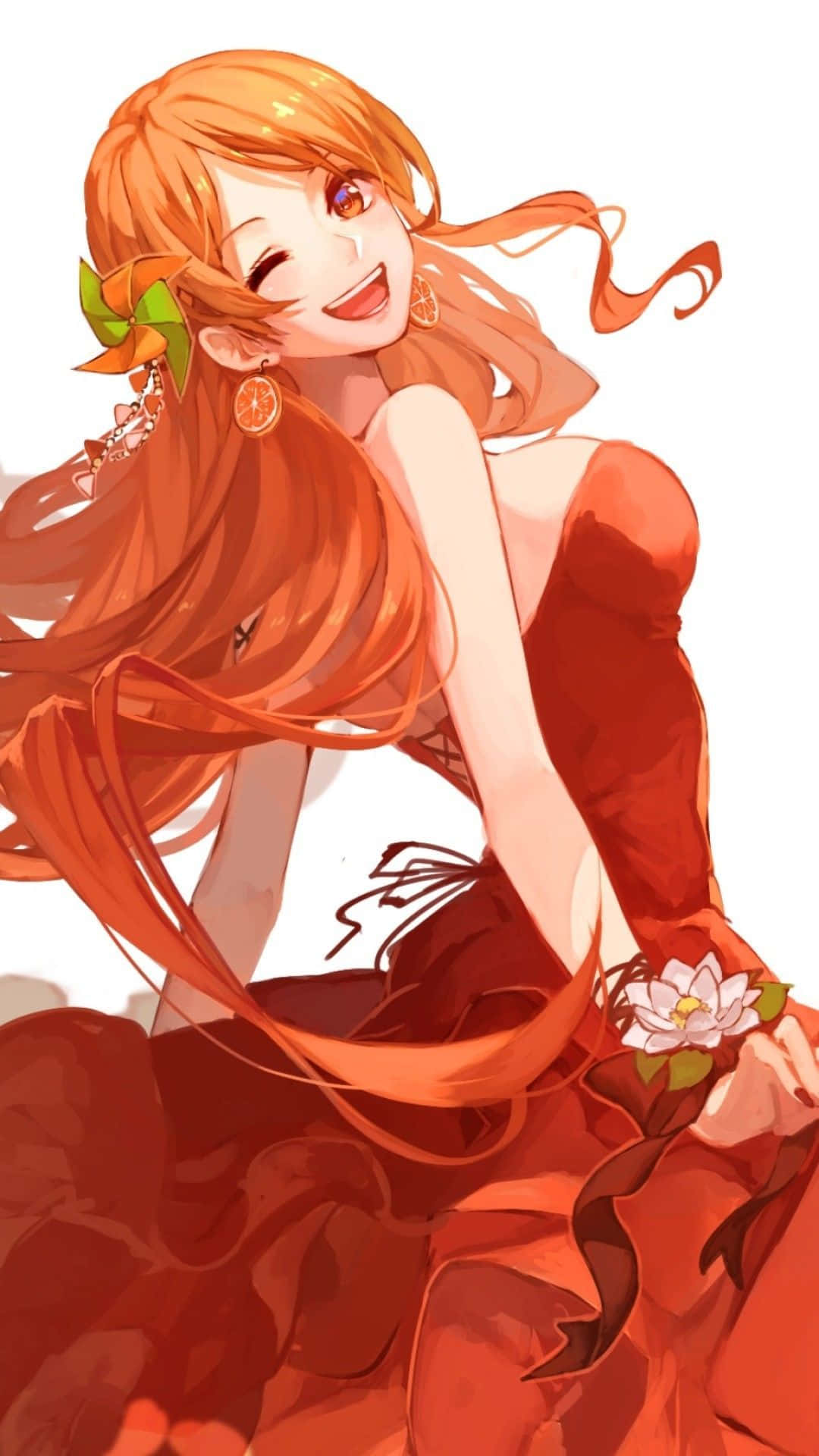 Beautiful Nami One Piece Anime Background