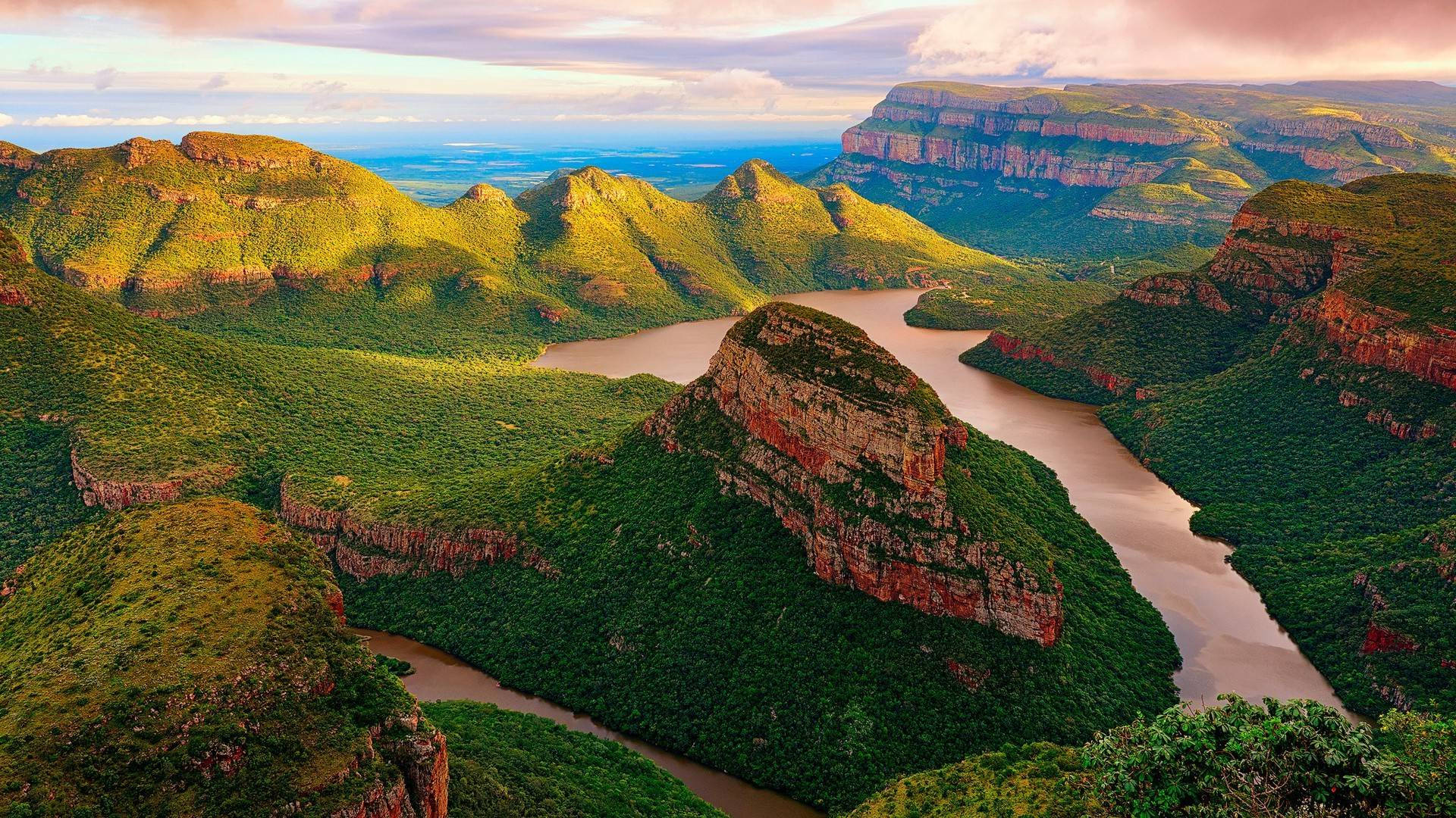 Beautiful Nature In South Africa Background