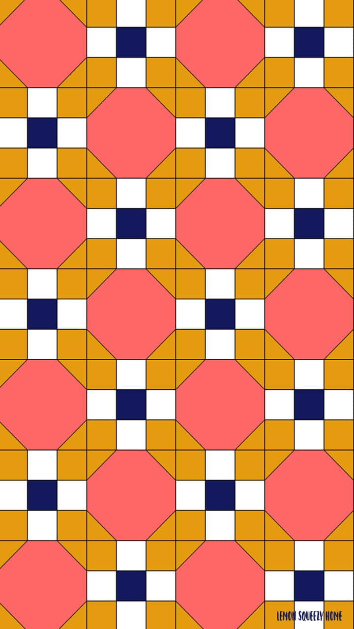 Beautiful Patchwork Quilt Made With Love Background