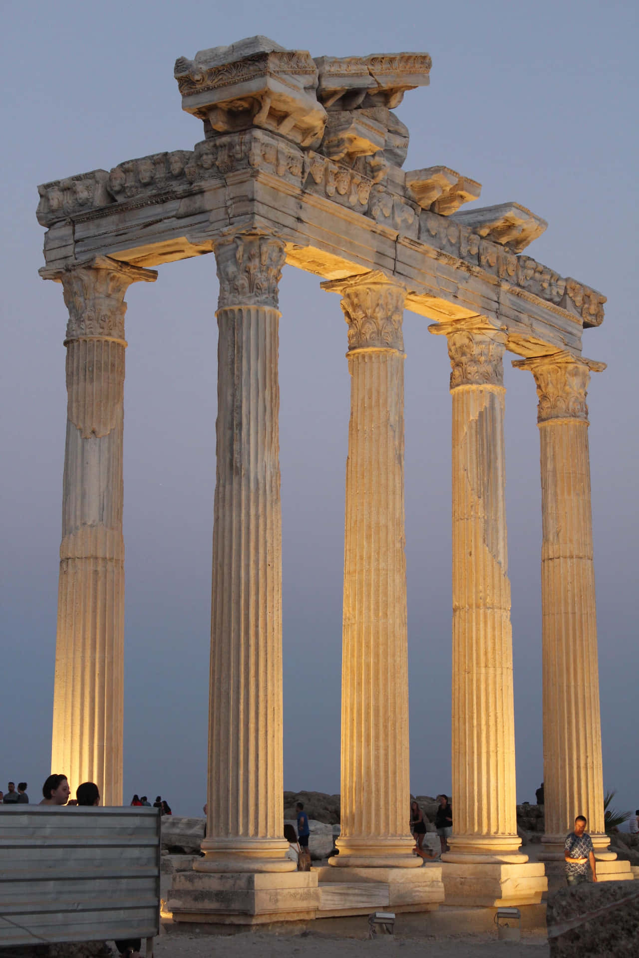 Beautiful Photograph Of The Temple Of Apollo Background
