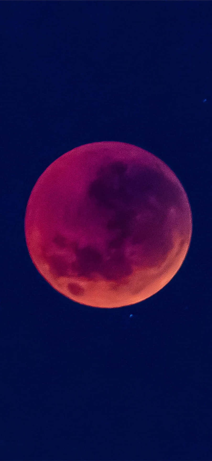 Beautiful Pink Moon Portrait Background