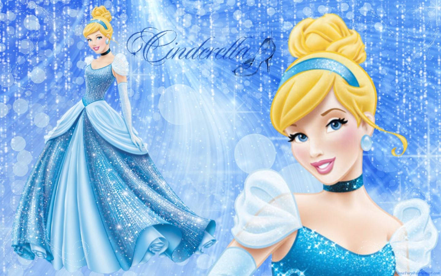 Beautiful Princess Cinderella Background