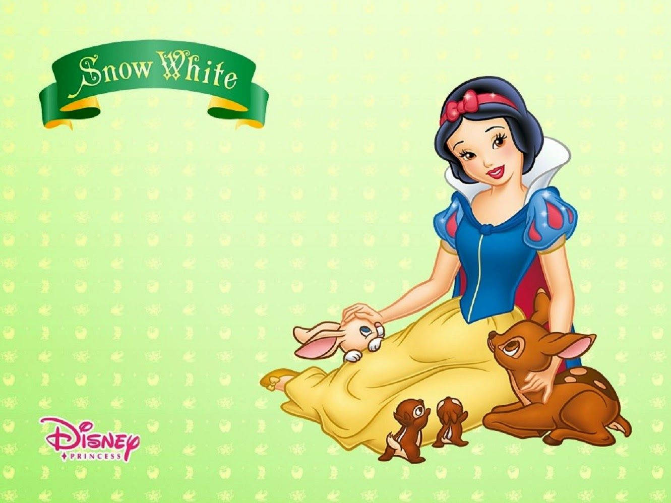 Beautiful Princess Snow White Background