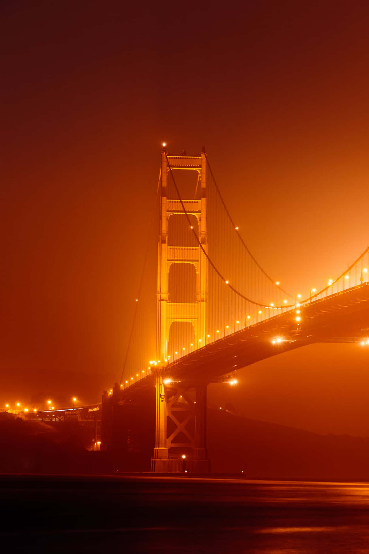 Beautiful San Francisco Skyline Cloaked In Fog Background