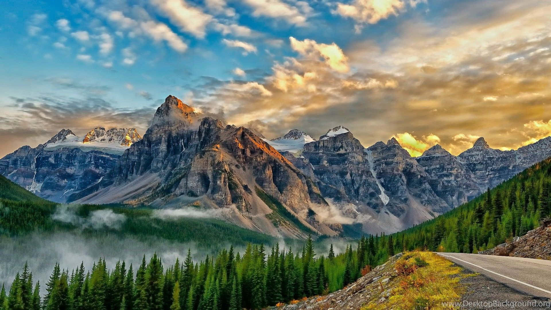 Beautiful Scenery Desktop Banff National Park