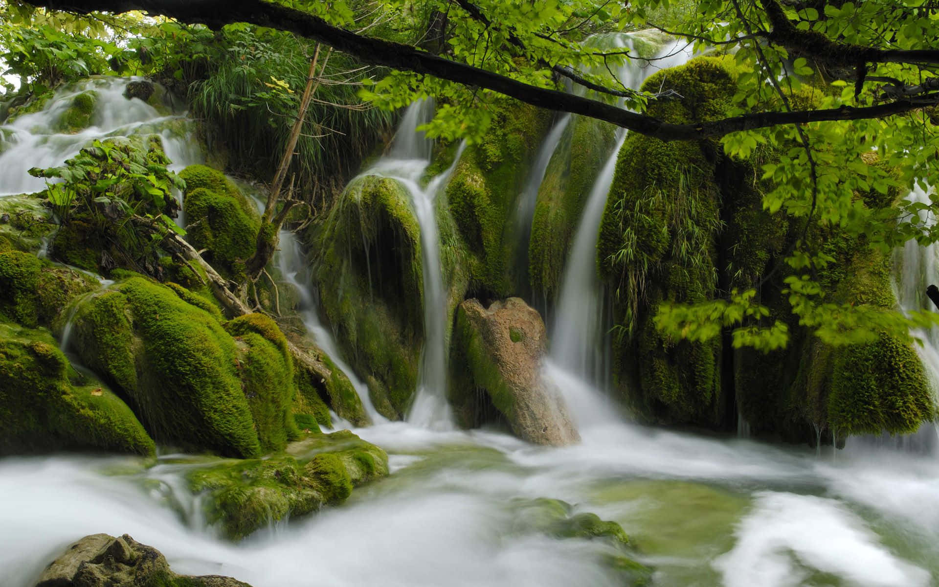 Beautiful Scenery Desktop Plitvice Lakes National Park Background