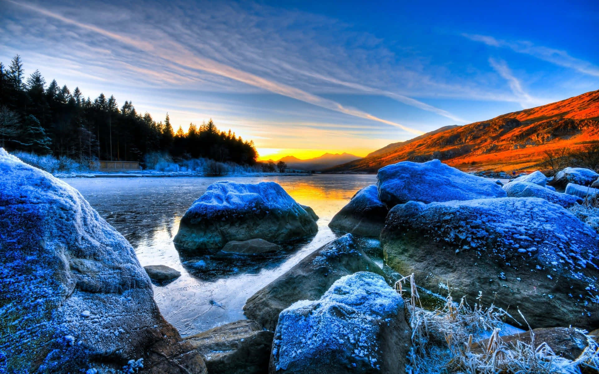 Beautiful Scenery Desktop Snowdonia National Park Background