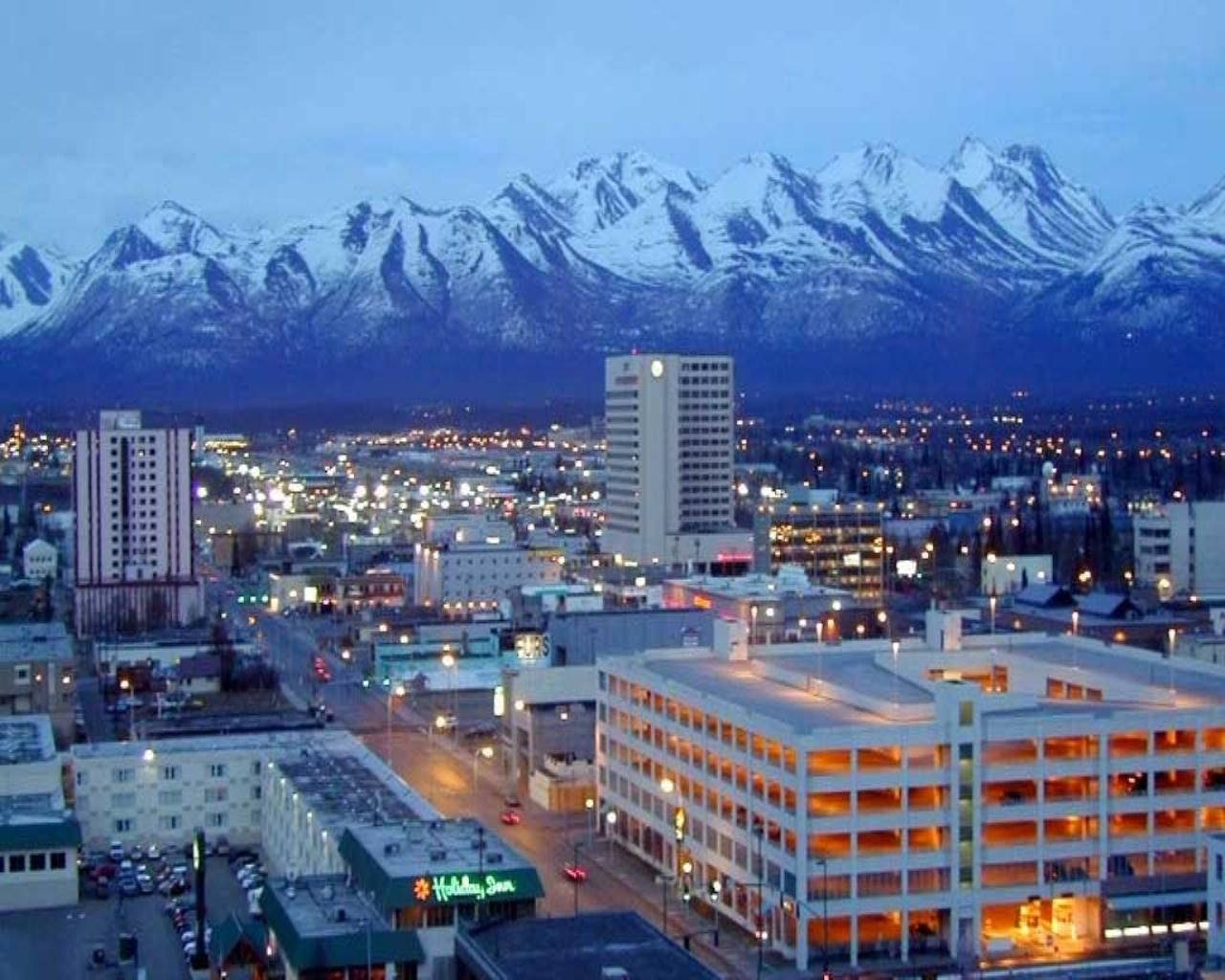 Beautiful Scenery In Anchorage Background