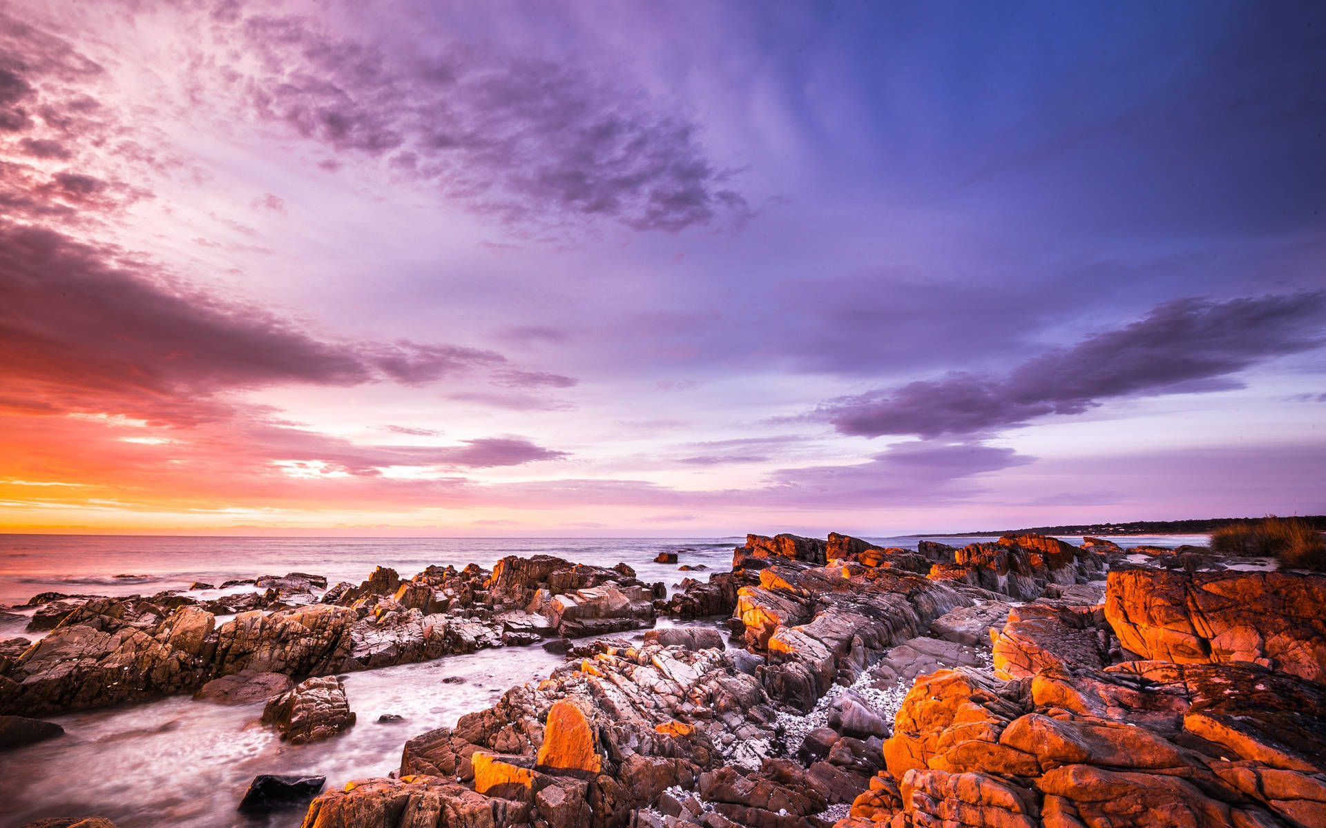 Beautiful Scenery Rocks Background