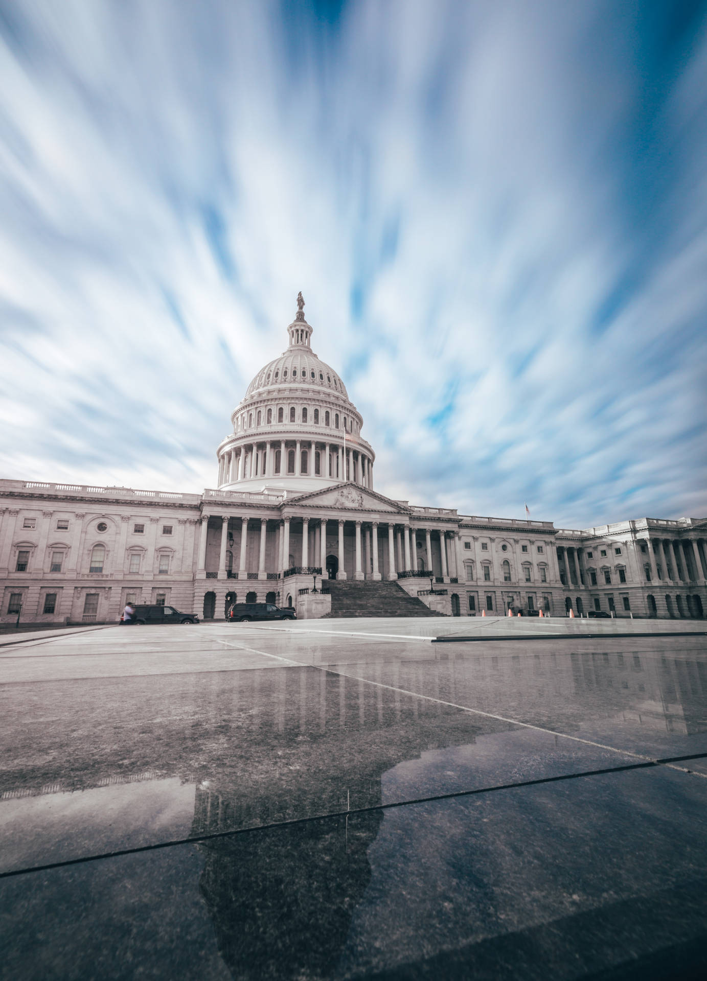 Beautiful Shot Of Capitol Hill Background